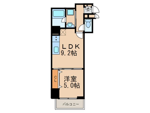 アルデ－ルトモ北堀江の物件間取画像